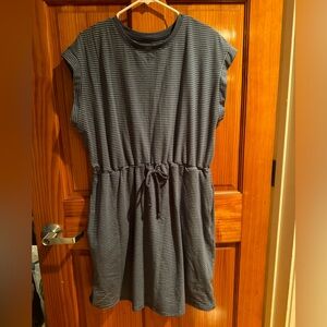 Striped Dress with Side Pockets